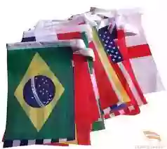 İpe Dizili Dikdörtgen Bayrak İpe Dizili Dikdörtgen Bayrak